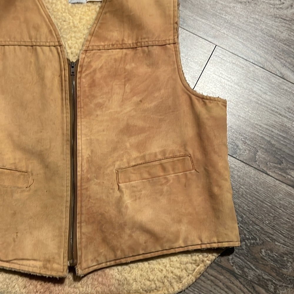 Vintage DISTRESSED men’s xl carhartt vest - Picture 2 of 8
